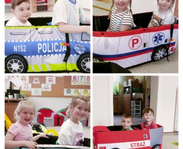 Zdjęcie przedstawia dzieci w trakcie wizyty Pani Policjantki.  - powiększ
