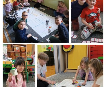 Tygryski podczas zajęć z robotyki - powiększ